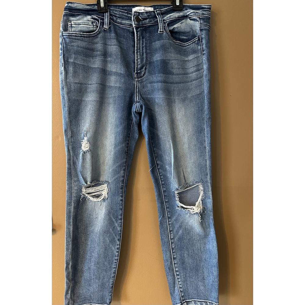 Flying Monkey distressed jeans Size 30 Women's